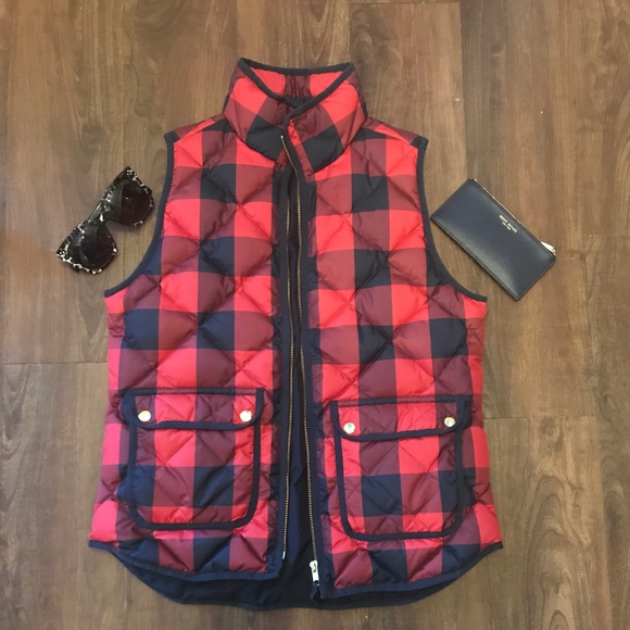 J. Crew Tops - J. Crew plaid vest size S
